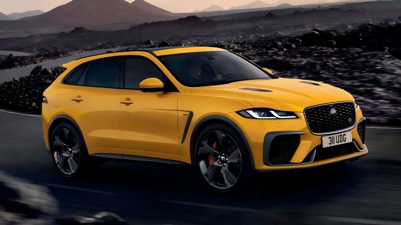5.0L Engine V8 Supercharged - Gem Langka kanggo Cherish Jaguar F-PACE 575 Gambar resmi Edisi Rilis